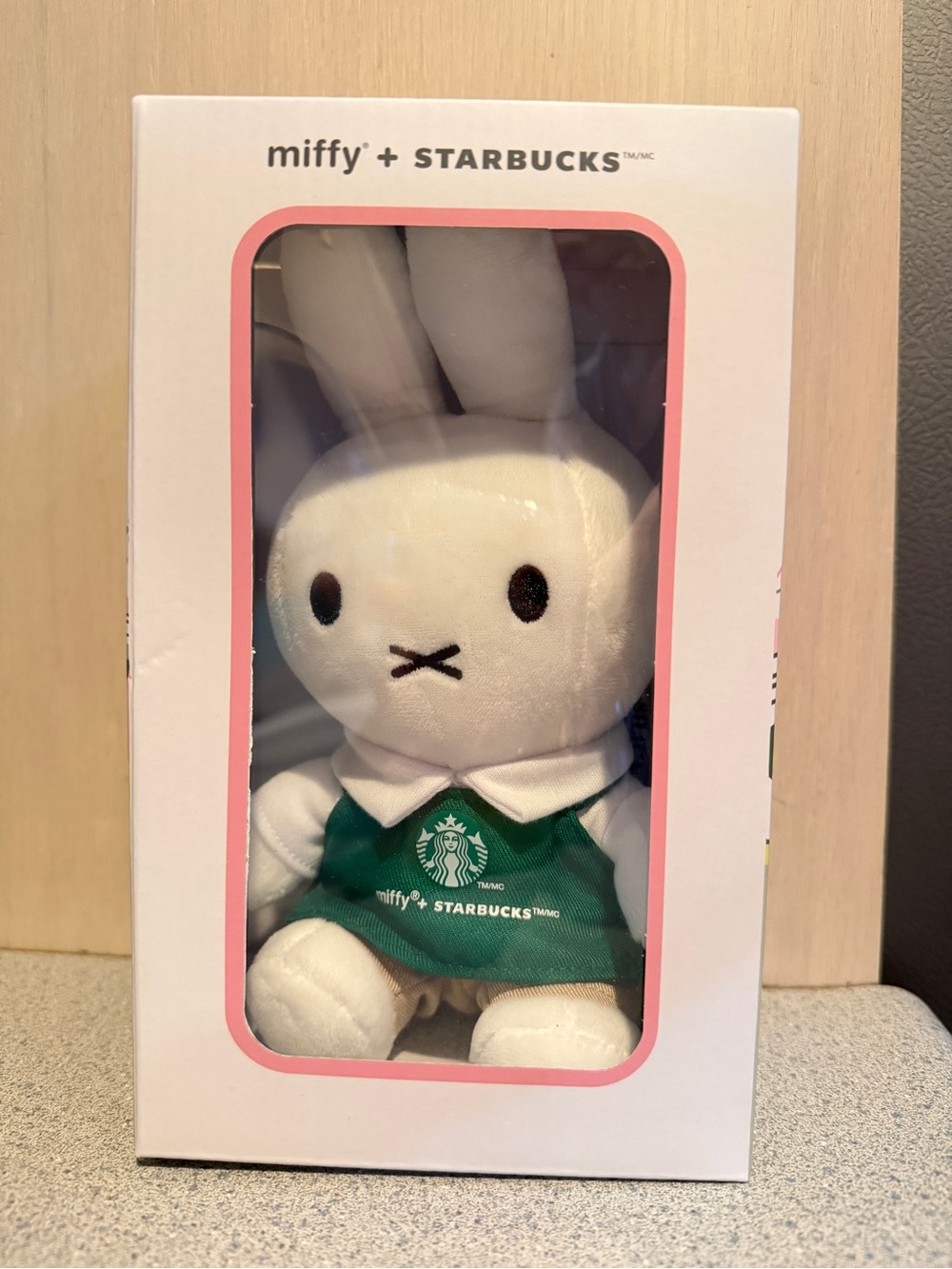 NEW Starbucks x Miffy Boxed Plush Bunny Rabbit Barista Apron 2026 Limited LE